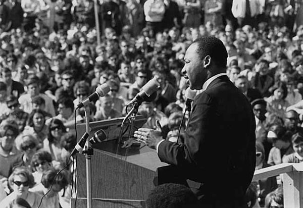 		<p>Martin Luther King, Jr. (January 15, 1929 – April 4, 1968) was an American clergyman, activist, and leader in the African-American civil rights movement. He's best known for his role in the advancement of civil rights through acts of nonviolent civil