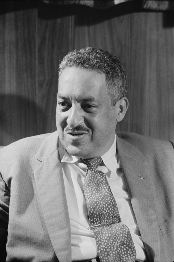 		<p>Marshall (July 2, 1908 – January 24, 1993) was an associate justice of the United States Supreme Court, serving from October 1967 until October 1991. Marshall was the Court's 96th justice and its first African-American justice. Before becoming a judg