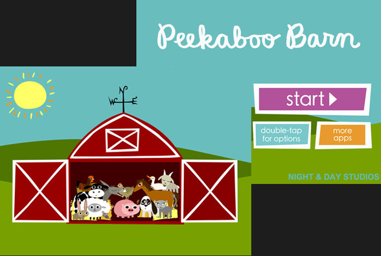 <b>Price:</b> $1.99 ($2.99 for the Android)<br><b>Recommended ages:</b> 1-3 <br><br>According to developer Night and Day Studios, Peekaboo Barn was one of the first apps to be released for toddlers in 2008, and has been downloaded over a half a million ti