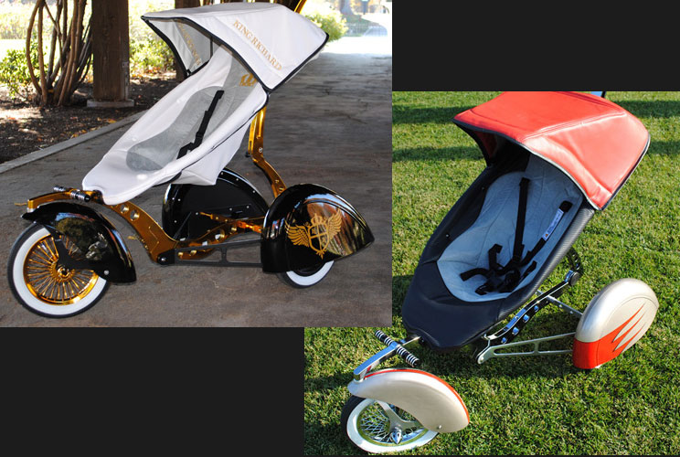 Think a stroller is just a way to transport your kids? Think again. High-end strollers like those by Bugaboo are flying off the shelves, and run anywhere from $500 to $2,000. One Bugaboo model that converts from a single stroller into a side-by-side doubl