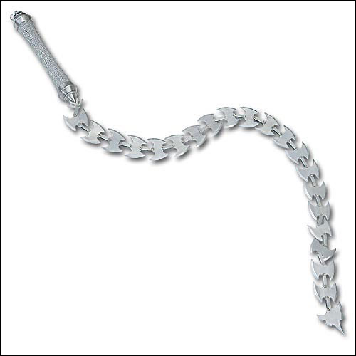 		<p>A chain whip is a weapon used in some Chinese martial arts styles to disarm their opponent by wrapping the chain around them or their weapon. They are legal to own in the U.S. and can be purchased online.</p>