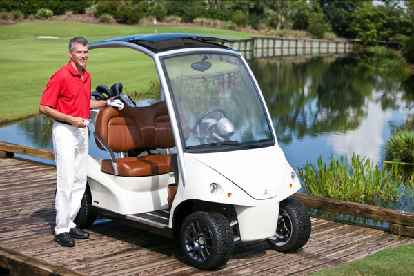 		<p>Cost: $50,282</p>    <p>The Garia Golf Car is the most expensive golf cart in the world, according to the U.K.'s Daily Telegraph. It was designed in Denmark and built in a Finnish factory where two of Porsche's sports models are built. This is fittin