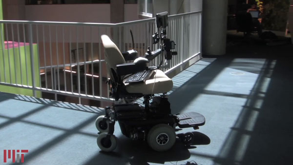 		<p>M.I.T.'s AgeLab has developed a robotic, autonomous wheelchair that's now being tested in partnership with The Boston Home, a clinical care facility for those who are wheelchair bound. Using voice recognition software and laser scanner technology, th