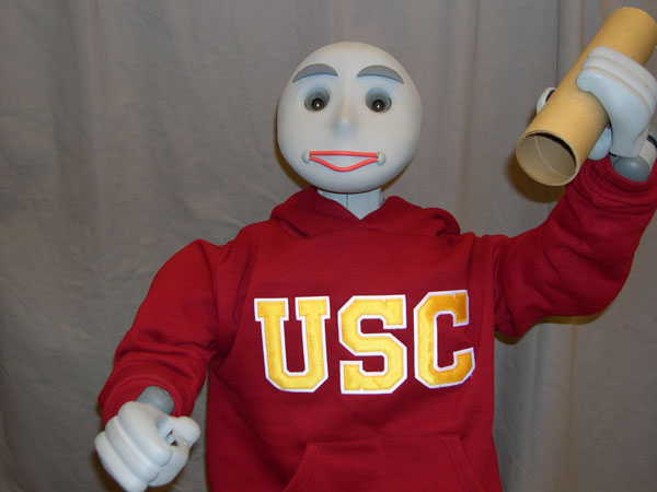 		<p>The Interaction Lab at the University of Southern California's Center for Robotics and Embedded Systems developed Bandit, a robot in a USC sweatshirt who sits in a chair and directs an elderly person sitting across from him on how to complete various