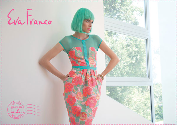 		<strong>Founder: </strong>Eva Franco<br /><strong>Year Launched:</strong> 2008<br /><strong>Factory Location:</strong> Los Angeles, CA<br /><strong>How It Started:</strong> The Romanian-born and Paris-trained designer began selling her romantic collecti