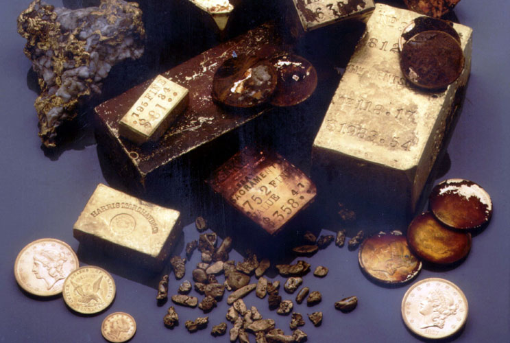 Gold nuggets, bars and a selection of coins which lay on the ocean floor for over one hundred and forty years will go on sale at Sotheby's in New York in December 1999. The gold is part of the cargo carried by the SS Central America which sank off the Eas