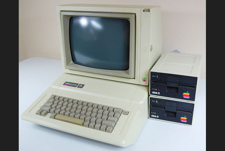 Apple's first big hit, the Apple II computer was introduced in 1976 and retailed for $1,298. It was widely adopted in schools and gained a legion of fans, helping the Apple II series stay in production until 1993.