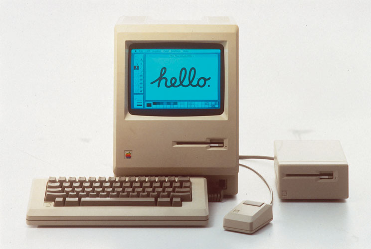 Introduced in January 1984 (accompanied by Apple's now iconic "1984"  <a href="http://www.youtube.com/watch?v=OYecfV3ubP8&feature=youtube_gdata_player">Super Bowl ad directed by Ridley Scott</a>., the Mac was the first popular computer to feature a mouse 