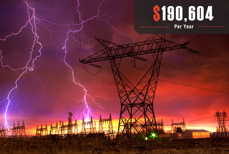 Talk about high energy costs--in New York, Robert Hiney, a retired New York Power Authority executive has a pension worth $190,604 per year. No wonder electricity bills are so high.