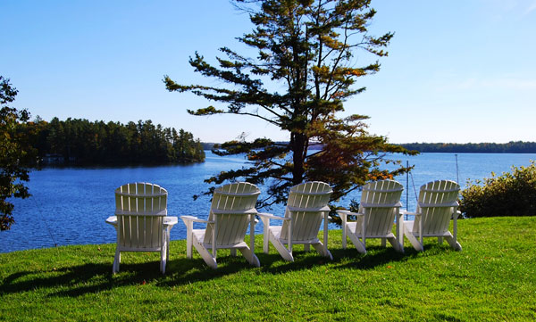 		<p>With its slanted back and spacious armrests, the Adirondack chair is not only a classic made in America, it's a good place to take a load off, assuming a president has the time (and enough chairs for members of the Secret Service). At the Little Whit