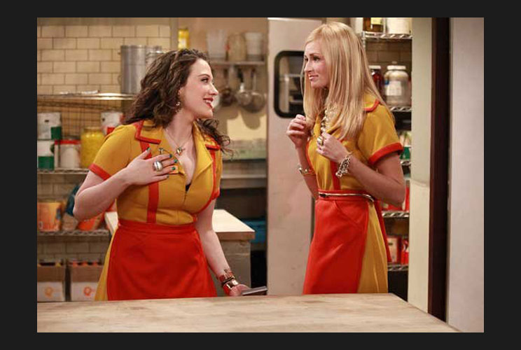 Gone are the days of Ross and Rachel slurping down $4 lattes in New York’s Greenwich Village while working nebulous jobs and going home to improbably spacious downtown lofts.  In CBS’s <em>2 Broke Girls</em>, the characters must now schlep out to Brooklyn