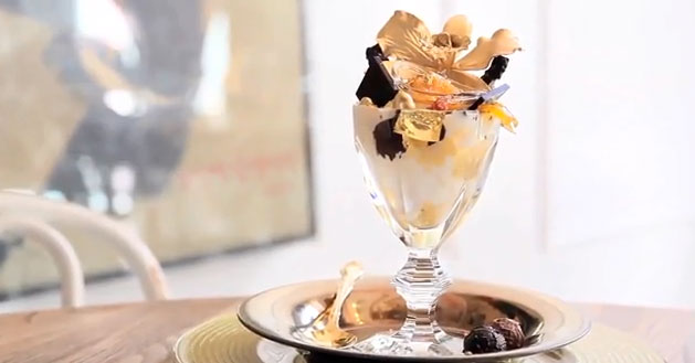 		<p>Treating a date to an ice cream sundae could get a little pricey if it’s at Serendipity 3 in New York City. Its “Golden Opulence” dessert comes with three scoops of Tahitian vanilla ice cream made with Madagascar vanilla beans and chunks of Venezuela