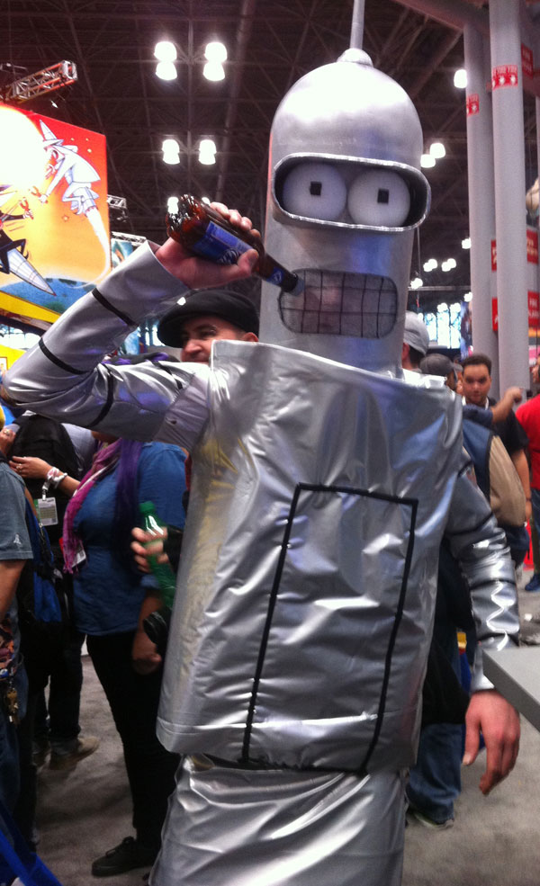 		<p>After 80 hours of work and a laundry hamper, Jeremy Schiba created this Futurama character from scratch.</p>