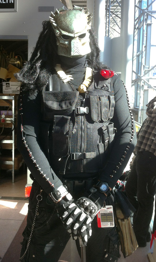 		<p>This Comic Con attendee (who asked to be identified as "GVM") created this Predator costume for $200.</p>