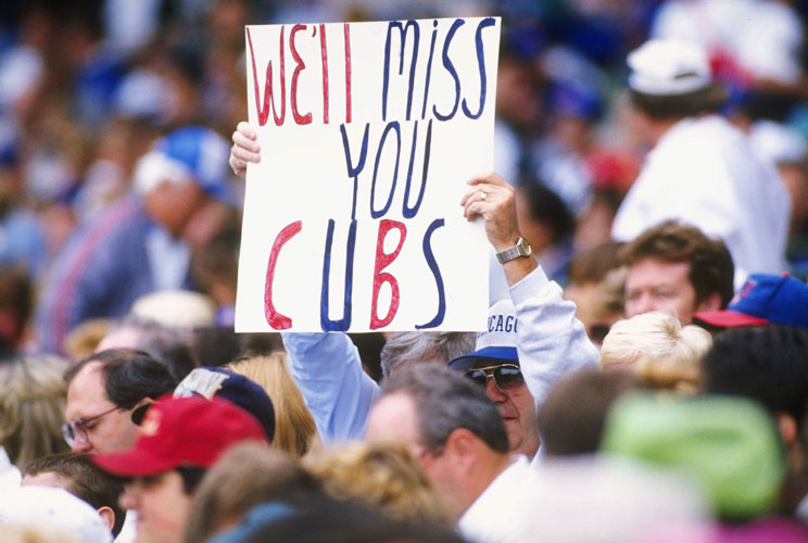 The Montreal Expos were on their way to the World Series. The Cubs, naturally, were not. But it didn't matter, since the Fall Classic was canceled due to a strike. Everyone payed for it the following year, when attendance fell nearly 20%. It was not until