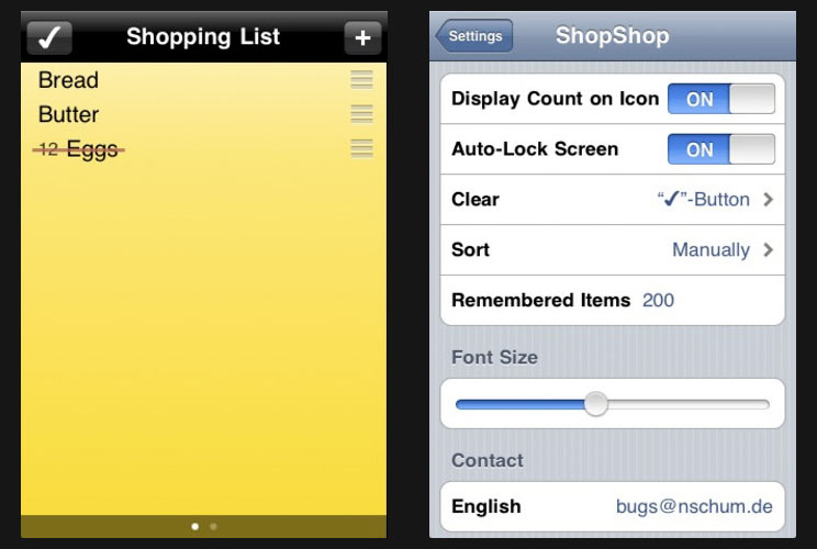 Shopping list app to remember everyone on your gift list.