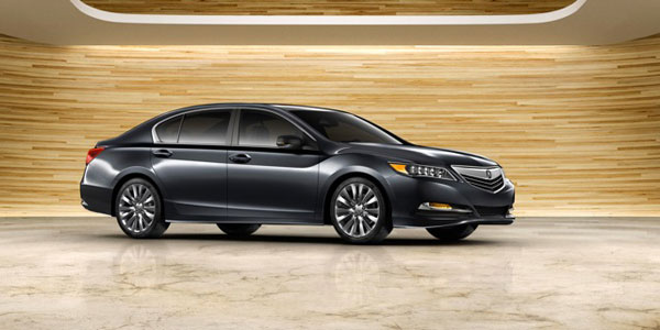 		<p>This sporty luxury car uses a new precision all-wheel steer, intended to provide a more dynamic driving experience. The gas model that was introduced at the show is due next spring, and gets 24 mpg combined, but Acura also plans to introduce a hybrid