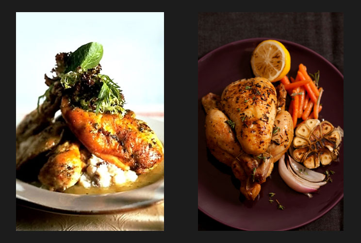 <b>Lemon Roasted Herb Chicken</b> (served with mashed potatoes and carrots)<br/><br/> <b>Total Price: $16.95</b> <br/><br/><b>Grocery store option</b><br/><br/>Fresh Chicken:  $18.35<br/>Potatoes:  $2.99<br/>Carrots: $2.99<br/><br/><br/><b>Total: $24.33</