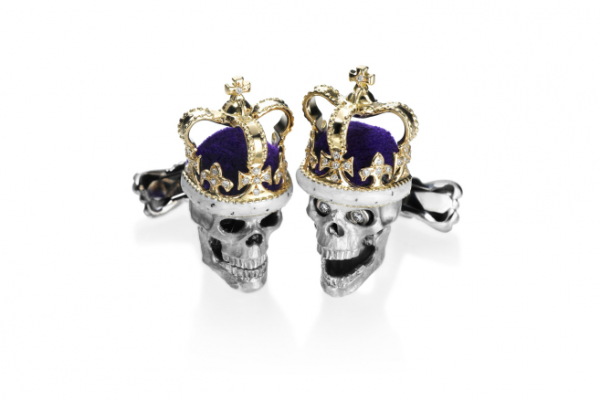 		<p>You don't see these cufflinks every day. Michael C. Fina, a jewelry store on Fifth Avenue in Manhattan, sells cufflinks with the "Superman" insignia or crafted into the shape of a Darth Vader helmet -- as well as this $16,125 Gold Crowned Diamond Eye