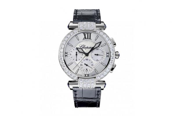 		<p>Chopard, the Swiss luxury goods company, has been making watches for over 150 years, many of which sell for tens of thousands of dollars. Then there's the Imperiale chronograph 40mm watch in 18-karat white gold, which sells for $53,300. It's "encircl