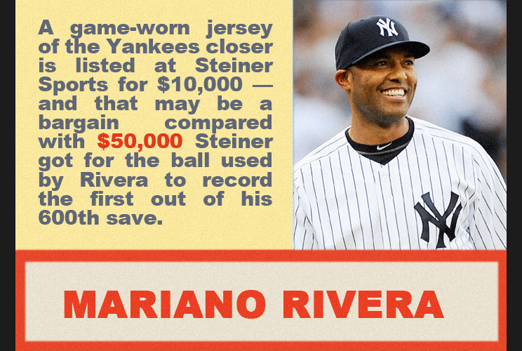 The greatest closer of all time got the game ball from his 600th save, but a fan got the ball used for the first out of the ninth inning  — for just $50,000.