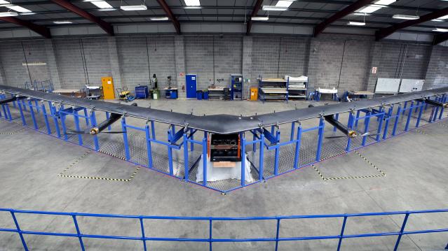 Handout photo of Facebook drone Aquila