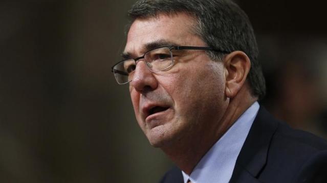 Ashton Carter, U.S. President Barack Obama's nominee to be secretary of defense, testifies before a Senate Armed Services Committee confirmation hearing on Capitol Hill in Washington, February 4, 2015.  REUTERS/Gary Cameron