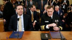 FBI Director Comey and NSA Director Rogers House attend Intelligence Committee hearing in Washington