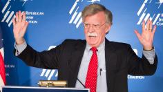 Bolton, former U.S. ambassador to the United Nations, speaks on U.S. foreign policy during the Republican Jewish Coalition Spring Leadership Meeting at the Venetian Resort in Las Vegas