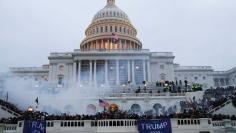 Supporters of U.S. President Donald Trump gather in Washington