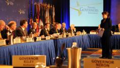 Maria Bartiromo moderated a discussion between the 50 states’ governors in which health care loomed large.