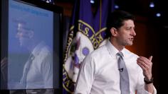 Speaker of the House Paul Ryan speaks at a news conference about Congressional efforts to repeal and replace Obamacare, on Capitol Hill in Washington