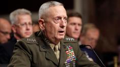 Gen. James Mattis testifies before the Senate Armed Services Committee hearing