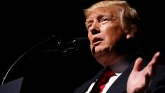 U.S. President Donald Trump delivers remarks at the National Rifle Association (NRA) Leadership Forum at the Georgia World Congress Center in Atlanta