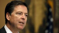 Comey delivers a speech at Georgetown University in Washington D.C.