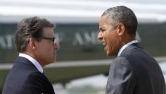 Rick Perry and Obama meet on boarder crisis