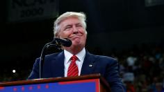 Republican U.S. presidential nominee Donald Trump speaks to the Trask Coliseum at University of North Carolina in Wilmington, North Carolina