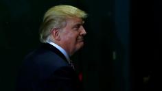 Republican U.S. presidential nominee Donald Trump attends a campaign rally at the Silver Spurs Arena in Kissimmee, Florida