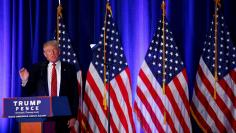 Republican U.S. presidential nominee Donald Trump speaks at Youngstown State University in Youngstown, Ohio