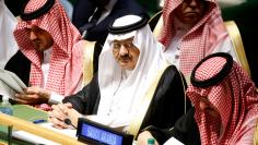 Crown Prince Mohammed bin Naif bin Abdulaziz Al-Saud of Saudi Arabia listens during the 71st United Nations General Assembly in New York