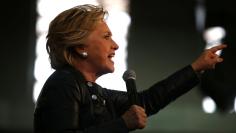 U.S. Democratic presidential nominee Hillary Clinton speaks at a rally at the Colorado State Fair Grounds in Pueblo