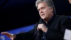 White House Chief Strategist Stephen Bannon speaks at the Conservative Political Action Conference (CPAC) in National Harbor, Maryland