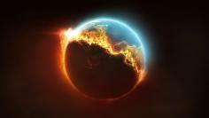 Earth on fire