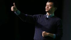 Alibaba Group Holding Ltd chairman Jack Ma gestures during a talk by Our Hong Kong Foundation in Hong Kong, February 2, 2015. REUTERS/Bobby Yip  