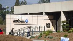 People enter the office building of health insurer Anthem in Los Angeles, California February 5, 2015. REUTERS/Gus Ruelas 