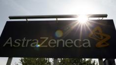 A sign is seen at an AstraZeneca site in Macclesfield, central England May 19, 2014. Britain's Prime Minister David Cameron said the government would continue to talk to both Pfizer and AstraZeneca after the British drugmaker on Monday rejected a sweeten