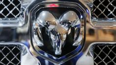 Dodge Ram logo is pictured during the 2013 Los Angeles Auto Show in Los Angeles, California November 20, 2013.   REUTERS/Lucy Nicholson