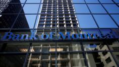 FILE PHOTO: A Bank of Montreal (BMO) sign is seen outside of a branch in Ottawa