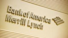 The company logo of the Bank of America and Merrill Lynch is displayed at its office in Hong Kong March 8, 2013.   REUTERS/Bobby Yip 