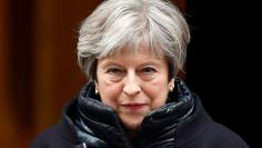 Britain's Prime Minister Theresa May leaves 10 Downing Street, London